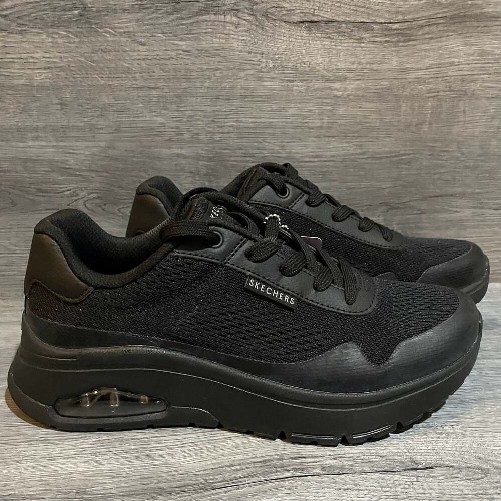 Skechers Uno Flex Spring on Air Sneaker Black
